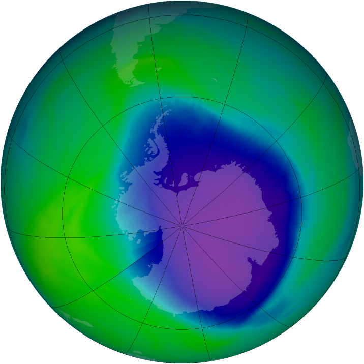 Ozone Map 2006-11-01
